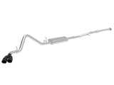 Vulcan Series 3 Inch 304 Stainless Steel Cat-Back Exhaust System w/ Black Tips GM Silverado/Sierra 1500 19-26 L4-2.7L (t) aFe Power