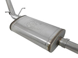 Vulcan Series 3 Inch 304 Stainless Steel Cat-Back Exhaust System w/ Black Tips GM Silverado/Sierra 1500 19-26 L4-2.7L (t) aFe Power