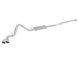 Vulcan Series 3 Inch 304 Stainless Steel Cat-Back Exhaust System w/ Polished Tips GM Silverado/Sierra 1500 19-26 L4-2.7L (t) aFe Power