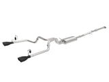 Vulcan Series 304 Stainless Steel Cat-Back Exhaust System w/ Black Tip GM Silverado/Sierra 1500 19-26 L4-2.7L (t) aFe Power