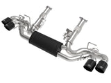 Mach Force-Xp 304 Stainless Steel Cat-Back Exhaust w/ Muffler Black (w/ Npp) Chevrolet Corvette (C8) 20-26 V8-6.2L aFe Power