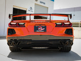 Mach Force-Xp 304 Stainless Steel Cat-Back Exhaust w/ Muffler Carbon (w/ Npp) Chevrolet Corvette (C8) 20-26 V8-6.2L aFe Power