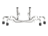 Mach Force-Xp 304 Stainless Steel Cat-Back Exhaust w/o Muffler Carbon (w/ Npp) Chevrolet Corvette (C8) 20-26 V8-6.2L aFe Power