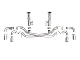 Mach Force-Xp 304 Stainless Steel Cat-Back Exhaust w/o Muffler Polished (w/ Npp) Chevrolet Corvette (C8) 20-26 V8-6.2L aFe Power