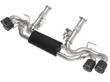 Mach Force-Xp 304 Stainless Steel Cat-Back Exhaust w/ Muffler Carbon (No Npp) Chevrolet Corvette (C8) 20-26 V8-6.2L aFe Power