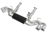 Mach Force-Xp 304 Stainless Steel Cat-Back Exhaust w/ Muffler Polished (No Npp) Chevrolet Corvette (C8) 20-26 V8-6.2L aFe Power