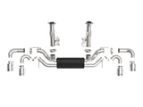 Mach Force-Xp 304 Stainless Steel Cat-Back Exhaust w/ Muffler Polished (No Npp) Chevrolet Corvette (C8) 20-26 V8-6.2L aFe Power