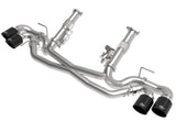 Mach Force-Xp 304 Stainless Steel Cat-Back Exhaust w/o Muffler Black (No Npp) Chevrolet Corvette (C8) 20-26 V8-6.2L aFe Power
