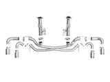 Mach Force-Xp 304 Stainless Steel Cat-Back Exhaust w/o Muffler Polished (No Npp) Chevrolet Corvette (C8) 20-26 V8-6.2L aFe Power
