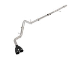 Rebel Xd Series 3 Inch 304 Stainless Steel Dpf-Back Exhaust w/Dual Black Tips GM Trucks 20-22 L6-3.0L (td) LM2 aFe Power