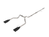 Vulcan Series 3 Inch 304 Stainless Steel Dpf-Back Exhaust System w/Black Tip GM Trucks 20-22 L6-3.0L (td) LM2 aFe Power