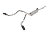 Gemini Xv 3 Inch 304 Stainless Steel Cat-Back Exhaust System w/ Cut-Out Black GM Trucks 14-19 V6-4.3L/V8-5.3L aFe Power
