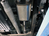Gemini Xv 3 Inch 304 Stainless Steel Cat-Back Exhaust System w/ Cut-Out Black GM Trucks 14-19 V6-4.3L/V8-5.3L aFe Power