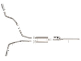 Gemini Xv 3 Inch 304 Stainless Steel Cat-Back Exhaust System w/ Cut-Out Polished GM Trucks 14-19 V6-4.3L/V8-5.3L aFe Power