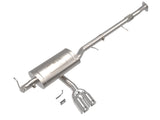 Rebel Series 3 Inch 304 Stainless Steel Cat-Back Exhaust System w/Polished Tip GM Colorado/Canyon 23-26 L4-2.7L (t) aFe Power