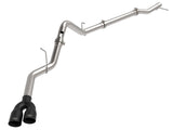 Rebel Xd Series 3 Inch 304 Stainless Steel Dpf-Back Exhaust w/Dual Black Tips GM Trucks 23-26 L6-3.0L (td) LZ0 aFe Power