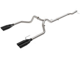 Vulcan Series 3 Inch 304 Stainless Steel Dpf-Back Exhaust System w/Black Tip GM Trucks 23-26 L6-3.0L (td) LZ0 aFe Power