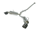 Takeda 2-1/2 Inch 304 Stainless Steel Cat-Back Exhaust System w/Carbon Fiber Tip Toyota GR86/Fr-S/Brz 13-26 H4-2.0L/2.4L aFe Power