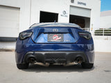 Takeda 2-1/2 Inch 304 Stainless Steel Cat-Back Exhaust System w/Carbon Fiber Tip Toyota GR86/Fr-S/Brz 13-26 H4-2.0L/2.4L aFe Power