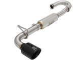 Takeda 2-1/4 to 2-1/2 Inch 304 SS Axle-Back Exhaust System w/Black Tip Scion tC 11-16 L4-2.5L aFe Power