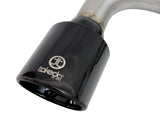 Takeda 2-1/4 to 2-1/2 Inch 304 SS Axle-Back Exhaust System w/Black Tip Scion tC 11-16 L4-2.5L aFe Power