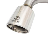 Takeda 2-1/4 to 2-1/2 Inch Stainless Steel Axle-Back Exhaust Sys w/Polished Tip Scion tC 11-16 L4-2.5L aFe Power