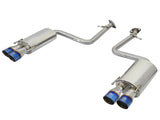 Takeda 2 Inch 304 Stainless Steel Axle-Back Exhaust System w/ Blue Flame Tip Lexus RC200t 16-17 /RC300 18-23 L4-2.0L (t)/RC350 15-23 V6-3.5L aFe Power