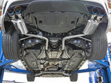 Takeda 2 Inch 304 Stainless Steel Axle-Back Exhaust System w/ Blue Flame Tip Lexus RC200t 16-17 /RC300 18-23 L4-2.0L (t)/RC350 15-23 V6-3.5L aFe Power
