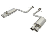 Takeda 2 Inch Stainless Steel Axle-Back Exhaust System w/Polished Tips Lexus RC200t 16-17 /RC300 18-23 L4-2.0L (t)/RC350 15-23 V6-3.5L aFe Power