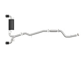 Takeda 3 Inch to 2-1/2 Inch 304 Stainless Steel Cat-Back Exhaust System w/ Black Tip Toyota Gr Supra (A90) 20-26 L6-3.0L (t) aFe Power