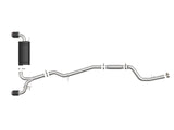 Takeda 3 Inch to 2-1/2 Inch 304 Stainless Steel Cat-Back Exhaust System Carbon Fiber Toyota Gr Supra (A90) 20-26 L6-3.0L (t) aFe Power