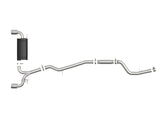 Takeda 3 Inch to 2-1/2 Inch 304 Stainless Steel Cat-Back Exhaust System w/Polish Tip Toyota Gr Supra (A90) 20-26 L6-3.0L (t) aFe Power
