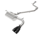 Takeda 2 Inch to 2-1/2 Inch 304 Stainless Steel Cat-Back Exhaust System w/ Black Tip Toyota C-Hr 18-22 L4-2.0L aFe Power