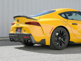 Takeda 3 Inch to 2-1/2 Inch 304 Stainless Steel Cat-Back Exhaust System w/ Black Tip Toyota Gr Supra (A90) 21-24 L4-2.0L (t) aFe Power