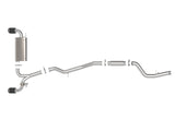 Takeda 3 Inch to 2-1/2 Inch 304 Stainless Steel Cat-Back Exhaust System Carbon Fiber Toyota Gr Supra (A90) 21-24 L4-2.0L (t) aFe Power