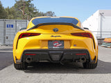 Takeda 3 Inch to 2-1/2 Inch 304 Stainless Steel Cat-Back Exhaust System Carbon Fiber Toyota Gr Supra (A90) 21-24 L4-2.0L (t) aFe Power