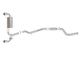 Takeda 3 Inch to 2-1/2 Inch 304 Stainless Steel Cat-Back Exhaust System w/ Blue Tip Toyota Gr Supra (A90) 21-24 L4-2.0L (t) aFe Power