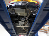 Takeda 3 Inch to 2-1/2 Inch 304 Stainless Steel Cat-Back Exhaust System w/ Blue Tip Toyota Gr Supra (A90) 21-24 L4-2.0L (t) aFe Power