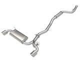 Takeda 3 Inch to 2-1/2 Inch 304 Stainless Steel Cat-Back Exhaust System w/Polish Tip Toyota Gr Supra (A90) 21-24 L4-2.0L (t) aFe Power