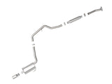 Takeda 2-1/4 Inch 304 Stainless Steel Cat-Back Exhaust System w/Polished Tip Subaru Impreza 12-16 H4-2.0L aFe Power