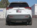 Takeda 2-1/4 Inch to 2-1/2 Inch 304 Stainless Steel Cat-Back Exhaust w/ Black Tip Toyota RAV4 19-24 L4-2.5L aFe Power
