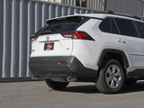 Takeda 2-1/4 Inch to 2-1/2 Inch 304 Stainless Steel Cat-Back Exhaust w/ Polished Tip Toyota RAV4 19-24 L4-2.5L aFe Power