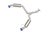 Takeda 2-1/2 Inch 304 Stainless Steel Axle-Back Exhaust System w/ Blue Tip Lexus IS250/IS350 06-13 V6-2.5L/3.5L aFe Power