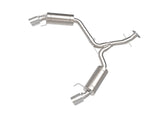 Takeda 2-1/2 Inch 304 Stainless Steel Axle-Back Exhaust System w/ Polished Tip Lexus IS250/IS350 06-13 V6-2.5L/3.5L aFe Power