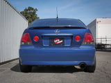 Takeda 2-1/2 Inch 304 Stainless Steel Cat-Back Exhaust System Carbon Fiber Lexus IS300 01-05 L6-3.0L aFe Power