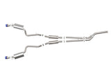 Takeda 3 Inch to 2-1/2 Inch 304 Stainless Steel Cat-Back Exhaust System w/ Blue Tip Lexus IS200t 16-17/IS300 18-23 L4-2.0L (t) aFe Power