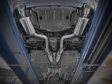 Takeda 3 Inch to 2-1/2 Inch 304 Stainless Steel Cat-Back Exhaust System w/ Blue Tip Lexus IS200t 16-17/IS300 18-23 L4-2.0L (t) aFe Power