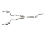Takeda 3 Inch to 2-1/2 Inch 304 Stainless Steel Cat-Back Exhaust System w/Polish Tip Lexus IS200t 16-17/IS300 18-23 L4-2.0L (t) aFe Power
