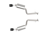 Takeda 2-1/2 Inch 304 Stainless Steel Axle-Back Exhaust System w/ Black Tip Lexus IS350 14-23 V6-3.5L aFe Power