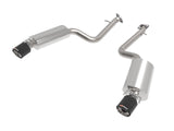 Takeda 2-1/2 Inch 304 Stainless Steel Axle-Back Exhaust System Carbon Fiber Lexus IS350 14-23 V6-3.5L aFe Power